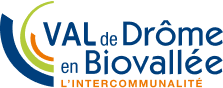 Communauté de communes du Val de Drôme en Biovallée, partenaire du GEVD
